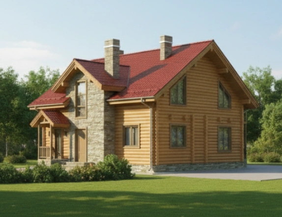 Проект двухэтажного каркасного дома от 160м²