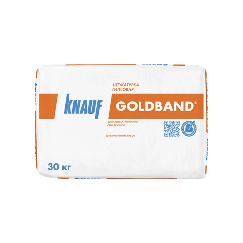 КНАУФ Гольдбанд, штукатурка гипсовая, 30 кг