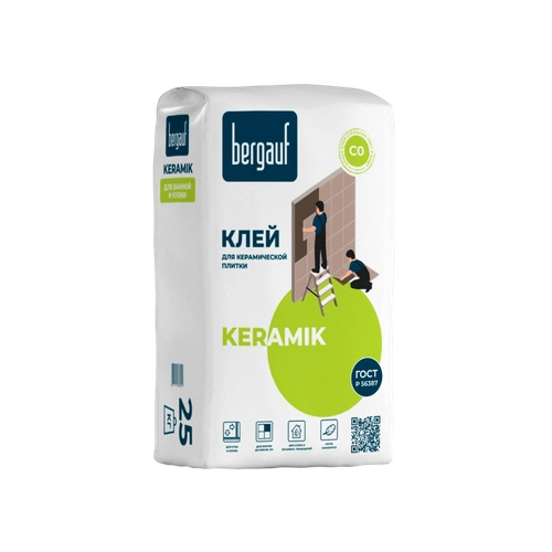 Bergauf Keramik, клей для плитки, 25 кг