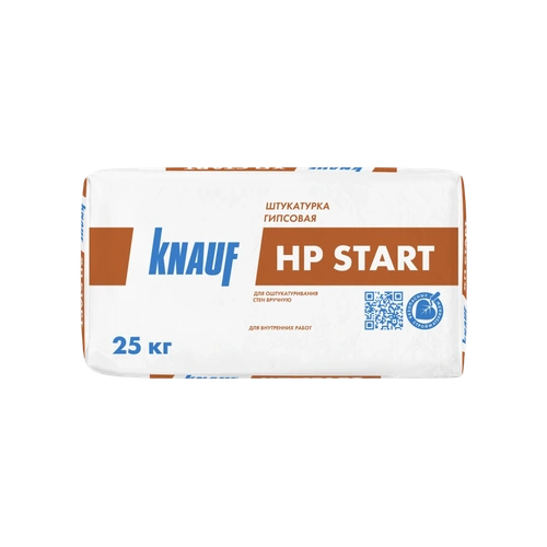 КНАУФ HP Start, штукатурка гипсовая стартовая, 25 кг
